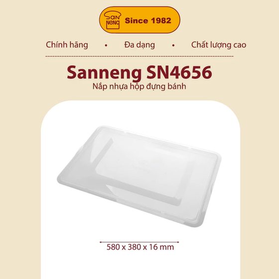 Sanneng SN4656 - Nắp hộp nhựa đựng bánh